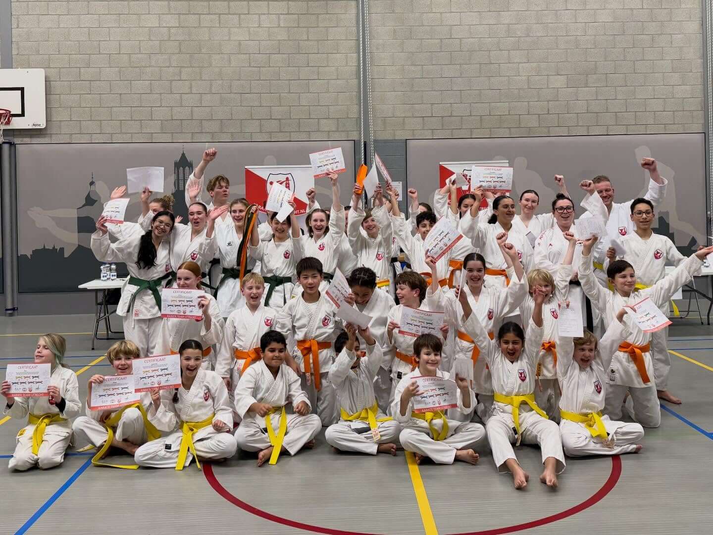 Karate examens bij Karate Team Utrecht - karate team utrecht - Leidsche rijn Utrecht